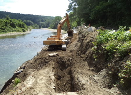 slope stability work on embankment