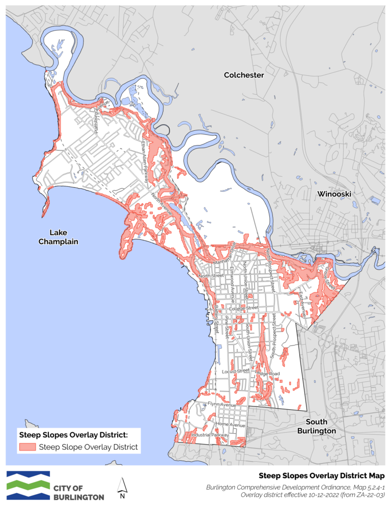 Slope Risk Overlay Map Vermont's Slope Stability Challenges - Sanborn, Head & Associates, Inc.